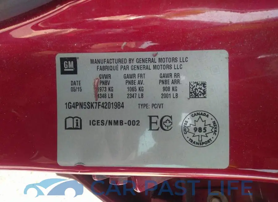1G4PN5SK7F4201984# 9