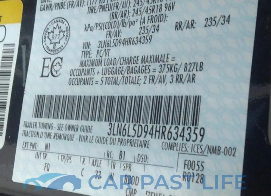 3LN6L5D94HR634359# 9