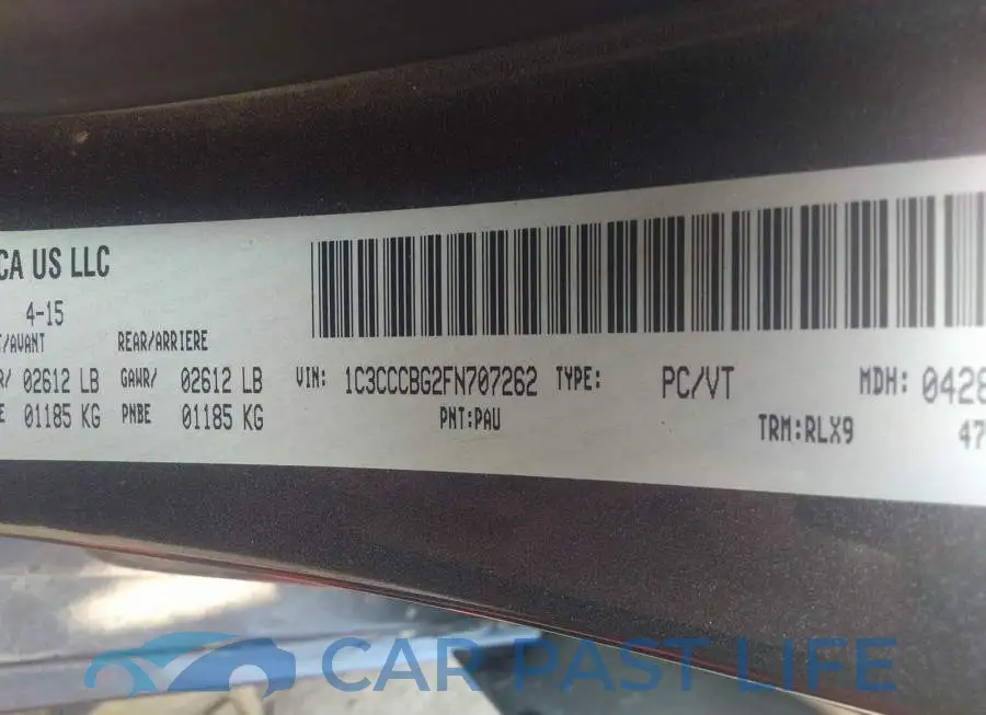 1C3CCCBG2FN707262# 9