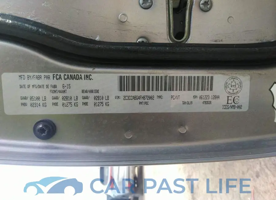 2C3CCABG4FH872002# 9