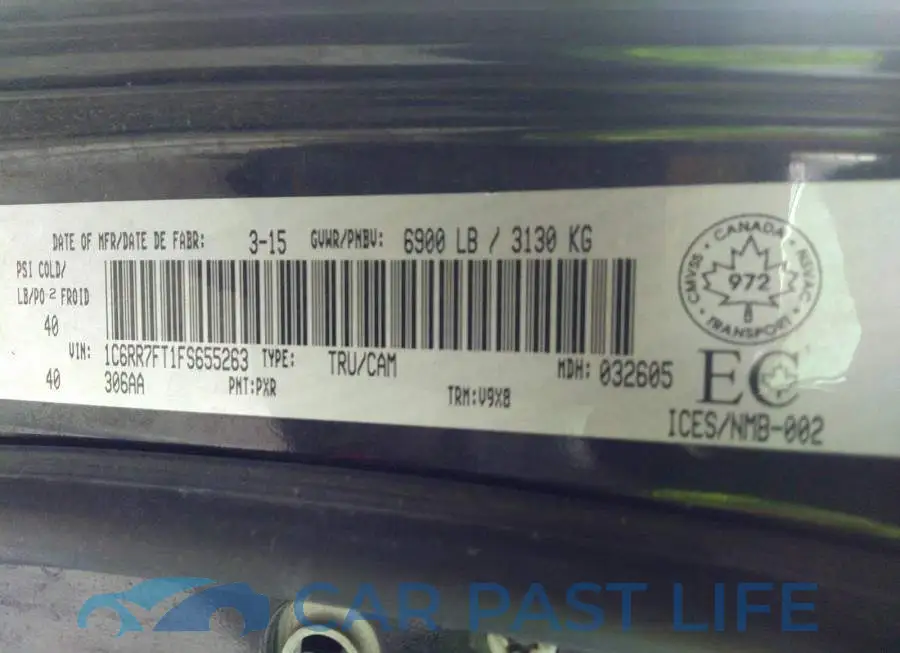 1C6RR7FT1FS655263# 9