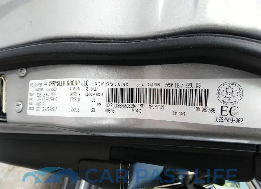 1C4PJLCB9FW535294# 9