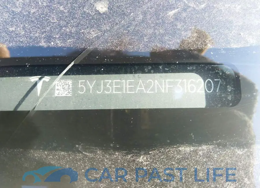 5YJ3E1EA2NF316207# 9