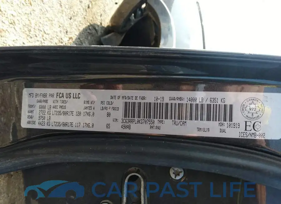 3C63RRPL0KG707550# 9