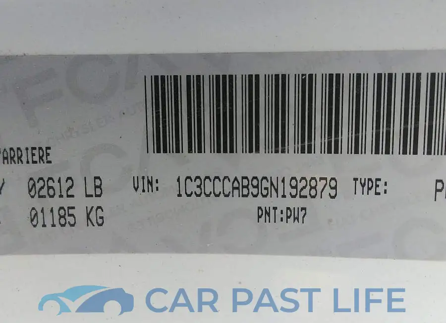 1C3CCCAB9GN192879# 9