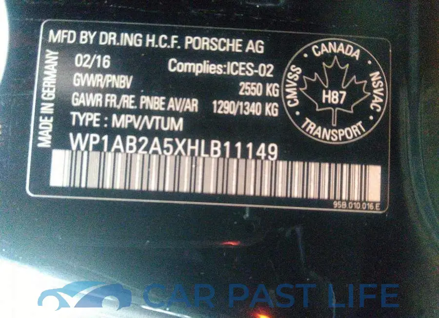 WP1AB2A5XHLB11149# 9