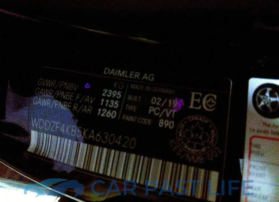 WDDZF4KB5KA630420# 9