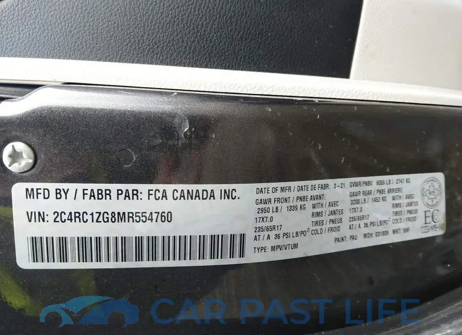 2C4RC1ZG8MR554760# 9