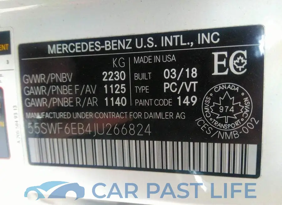 55SWF6EB4JU266824# 9