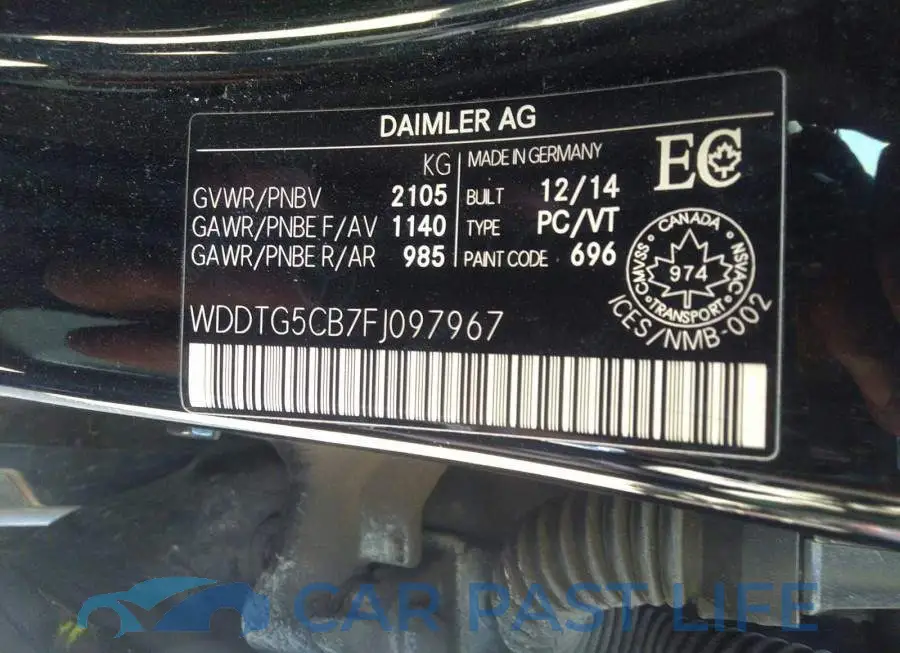 WDDTG5CB7FJ097967# 9