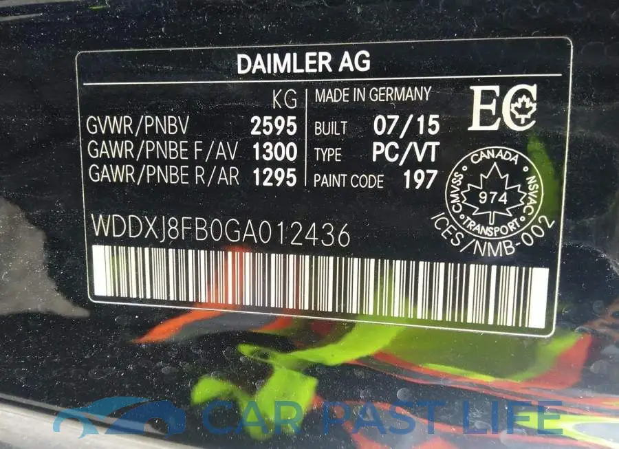 WDDXJ8FB0GA012436# 9