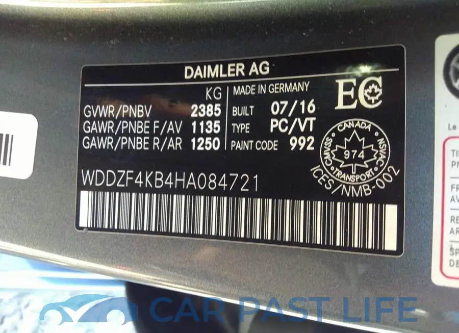 WDDZF4KB4HA084721# 9