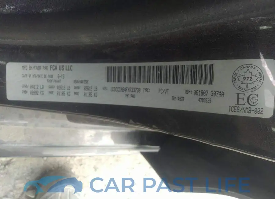 1C3CCCAB4FN733738# 9