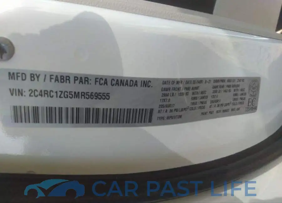 2C4RC1ZG5MR569555# 10