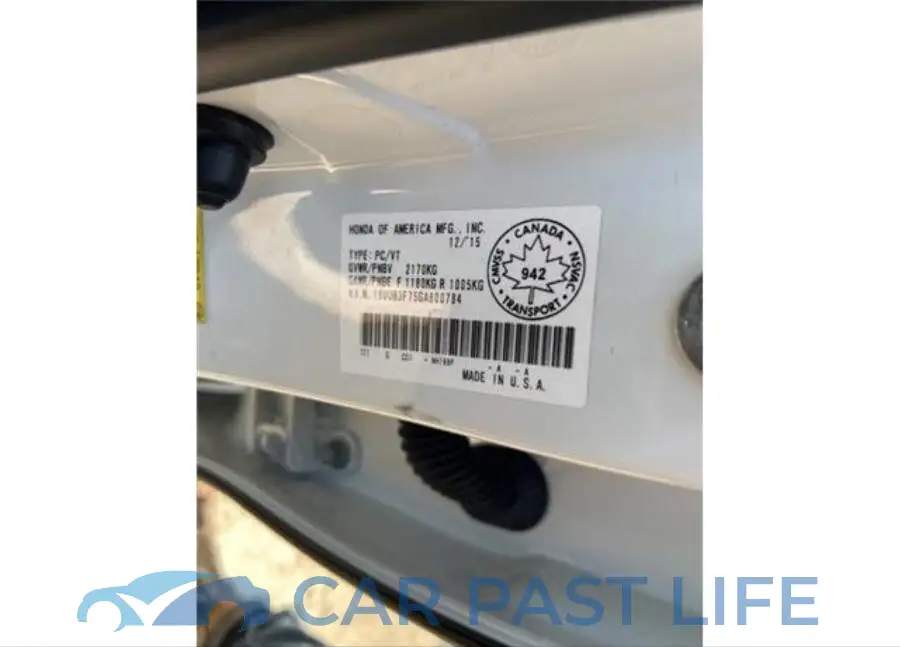 19UUB3F75GA800784# 9