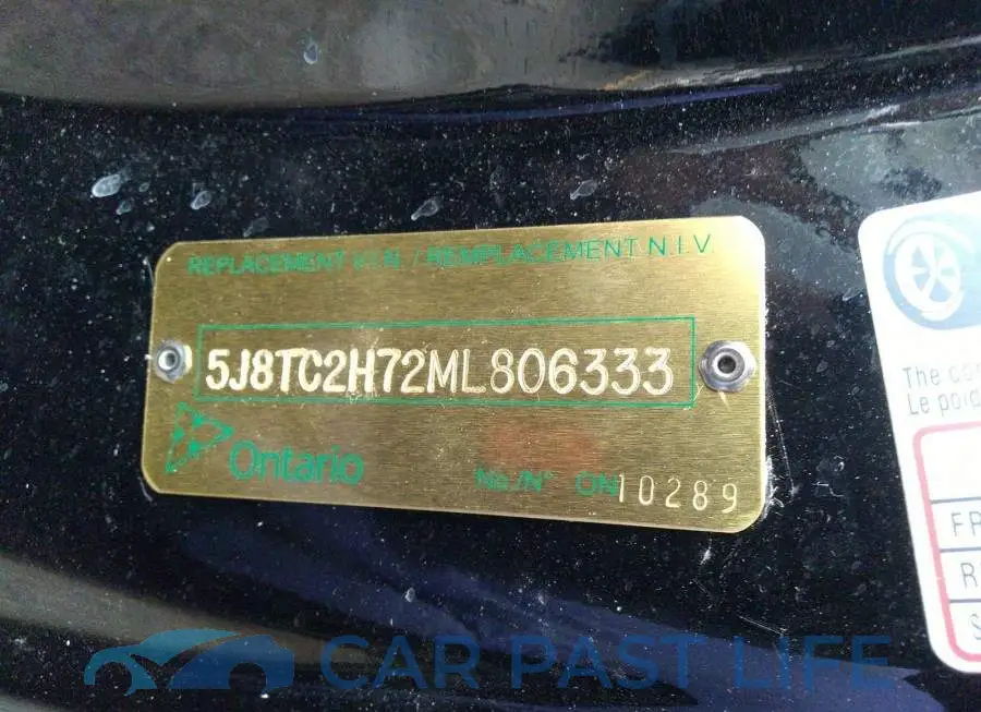 5J8TC2H72ML806333# 9