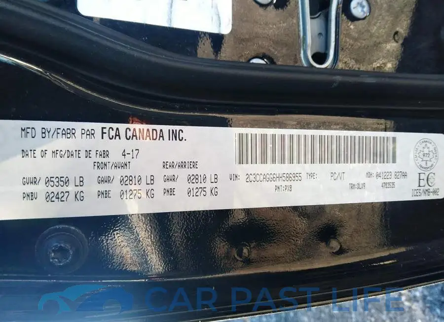 2C3CCAGG6HH586955# 9
