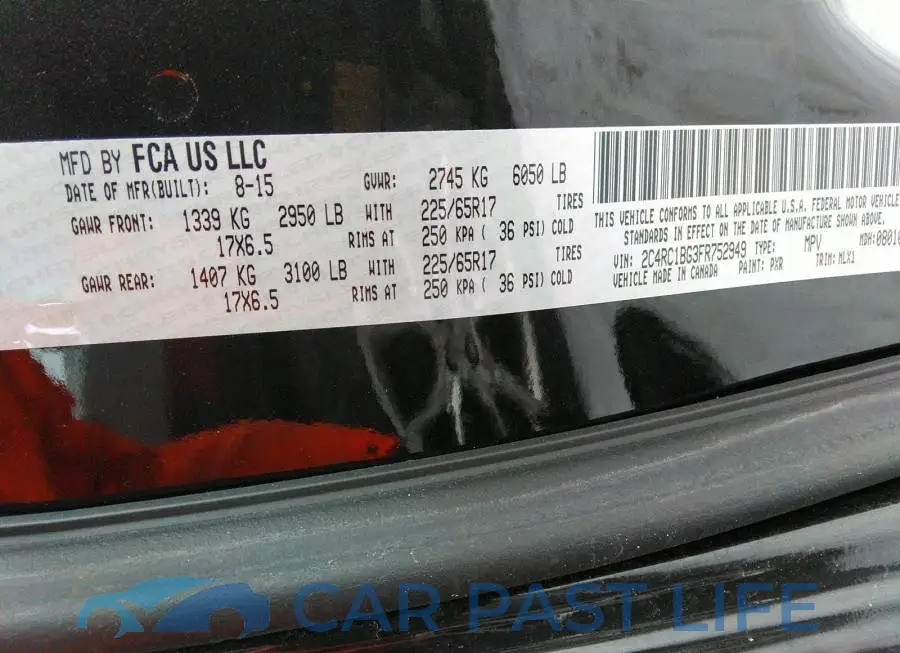 2C4RC1BG3FR752949# 9