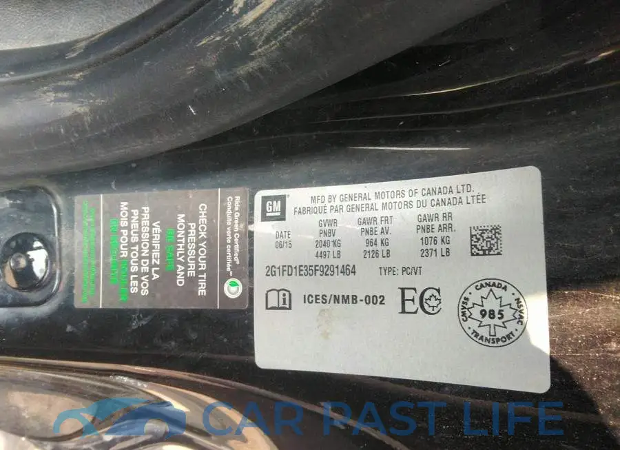 2G1FD1E35F9291464# 9