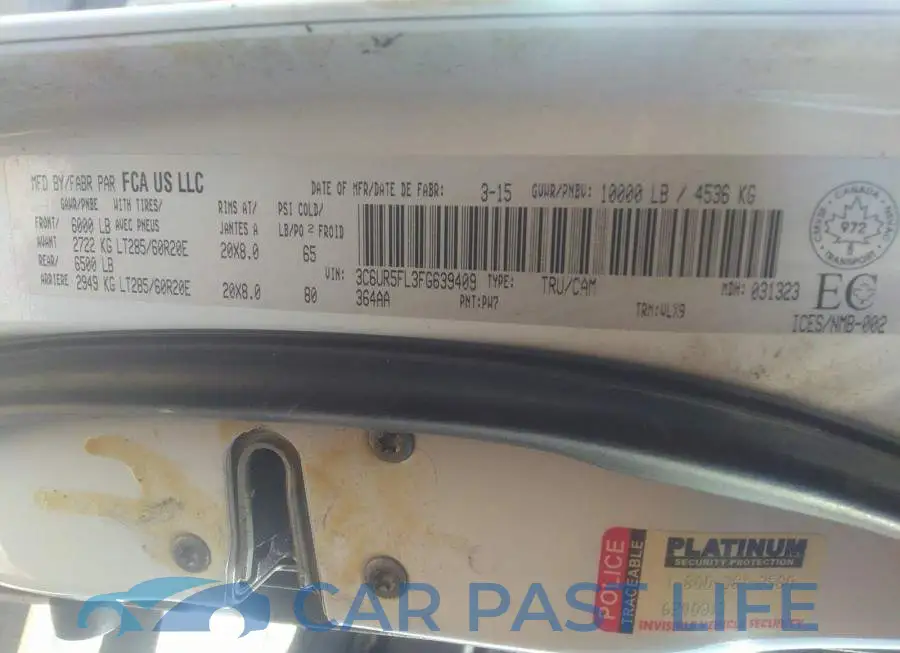 3C6UR5FL3FG639409# 9
