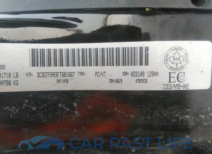 3C3CFFBR3FT681667# 9