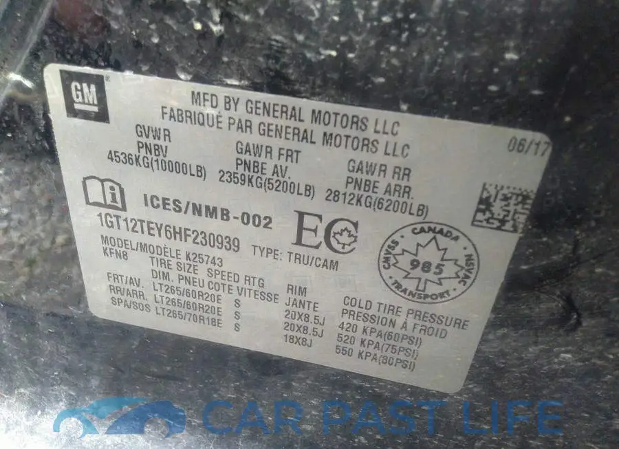 1GT12TEY6HF230939# 9