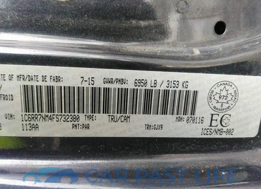 1C6RR7NM4FS732380# 9