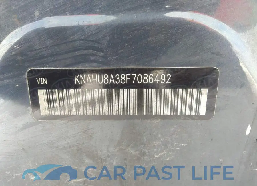 KNAHU8A38F7086492# 9