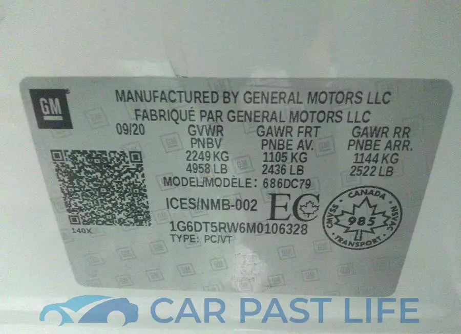 1G6DT5RW6M0106328# 9