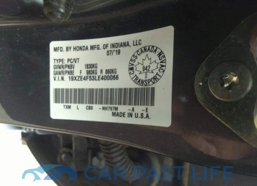 19XZE4F53LE400066# 9