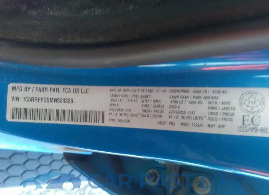 1C6RRFFG5MN524829# 9