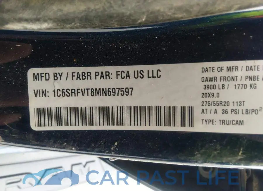 1C6SRFVT8MN697597# 9