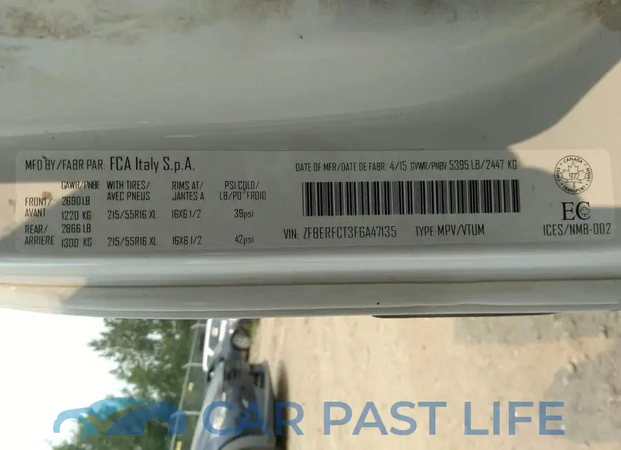 ZFBERFCT3F6A47135# 9