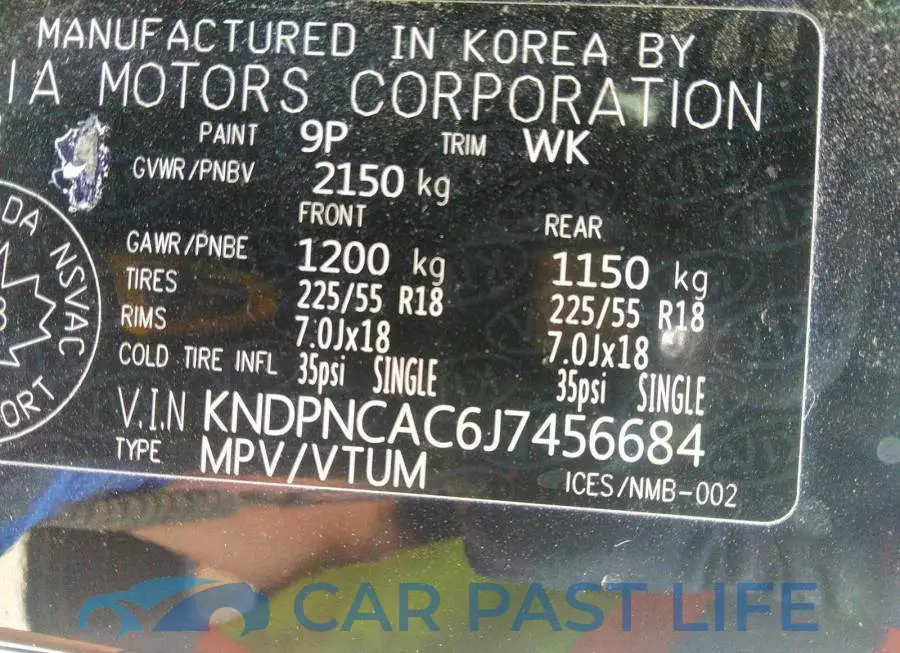 KNDPNCAC6J7456684# 9