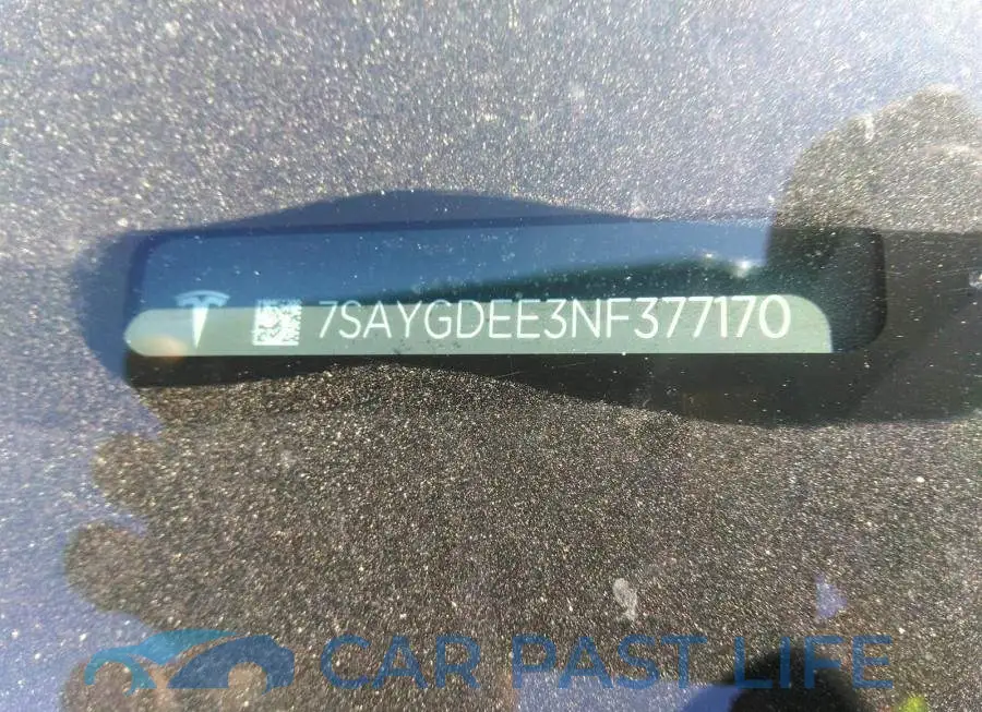 7SAYGDEE3NF377170# 9