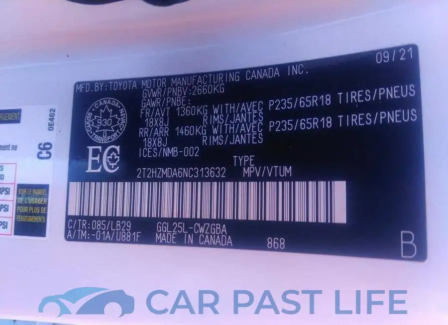 2T2HZMDA6NC313632# 9