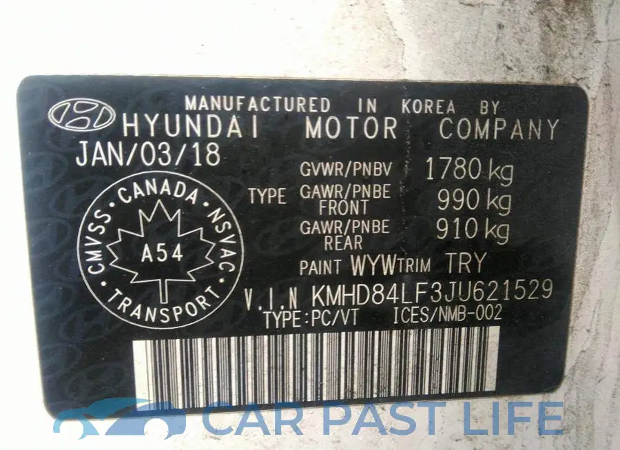 KMHD84LF3JU621529# 9