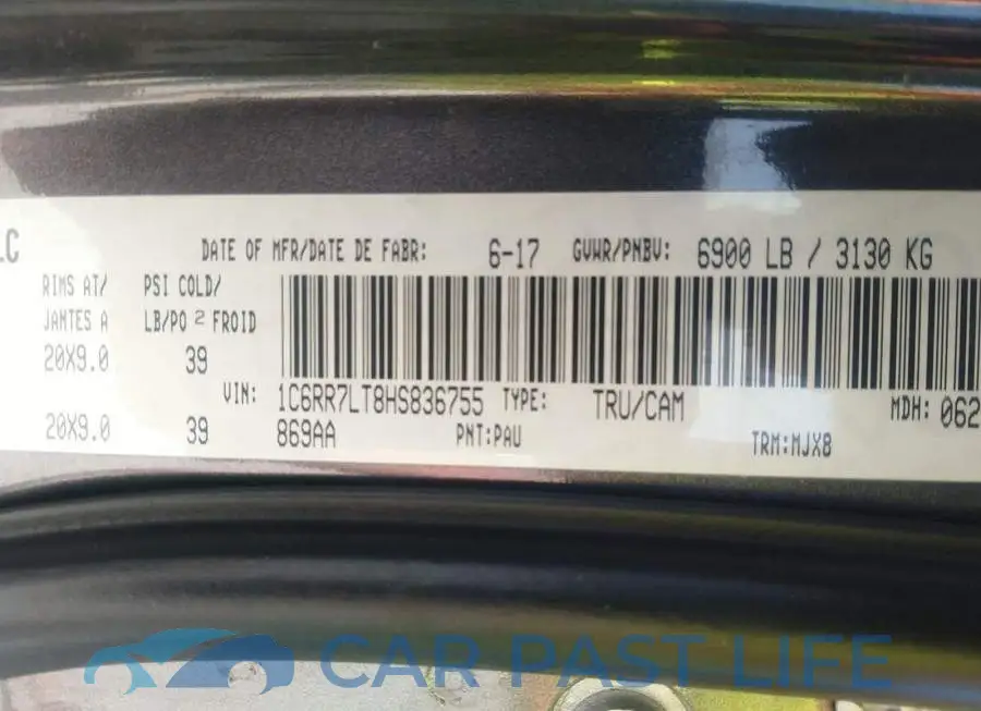 1C6RR7LT8HS836755# 9