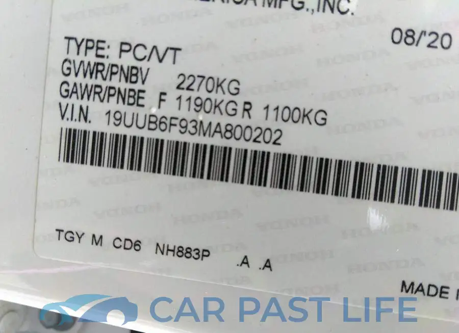 19UUB6F93MA800202# 9