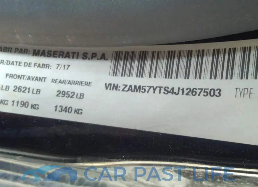 ZAM57YTS4J1267503# 9