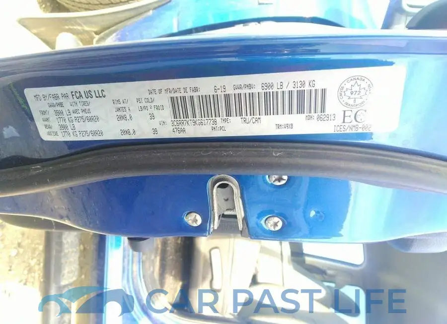 3C6RR7KT9KG617738# 9