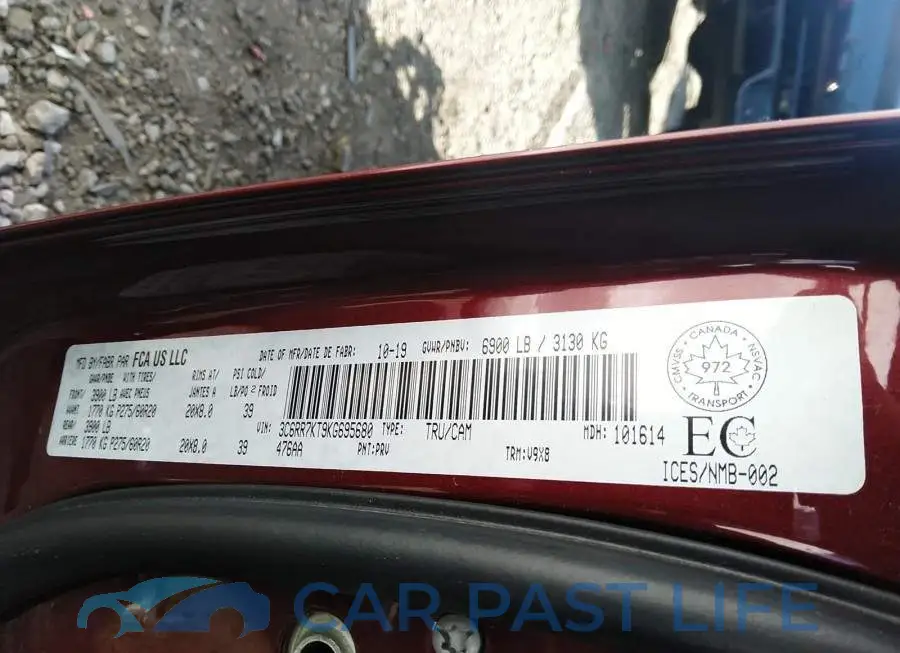 3C6RR7KT9KG695680# 9