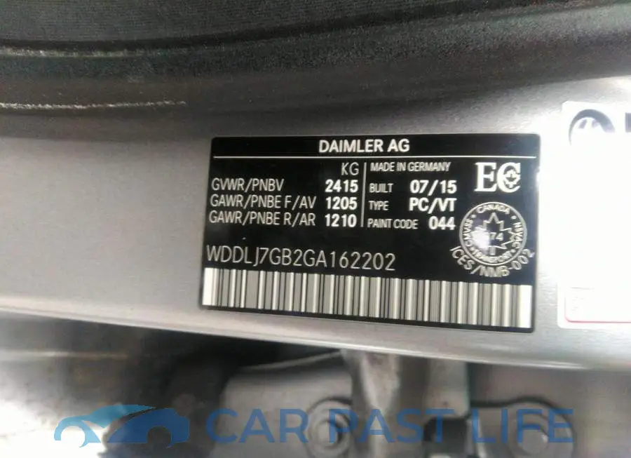 WDDLJ7GB2GA162202# 9