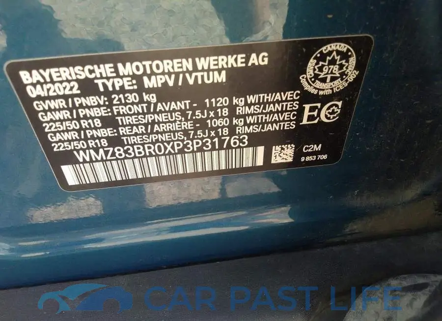 WMZ83BR0XP3P31763# 9