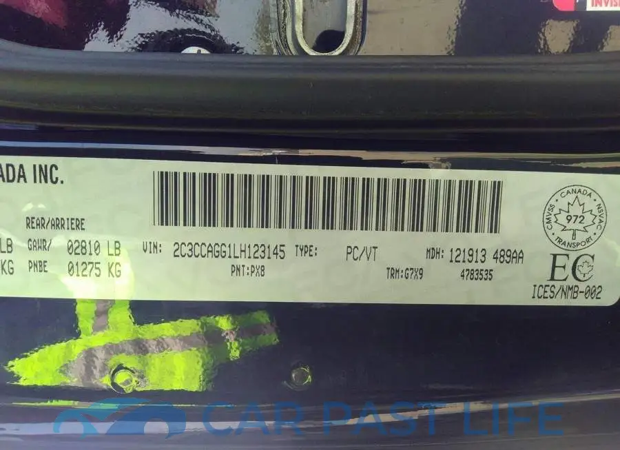 2C3CCAGG1LH123145# 9