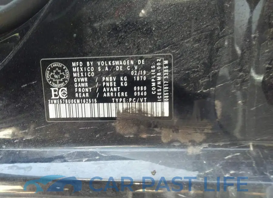 3VWE57BU0KM162515# 9