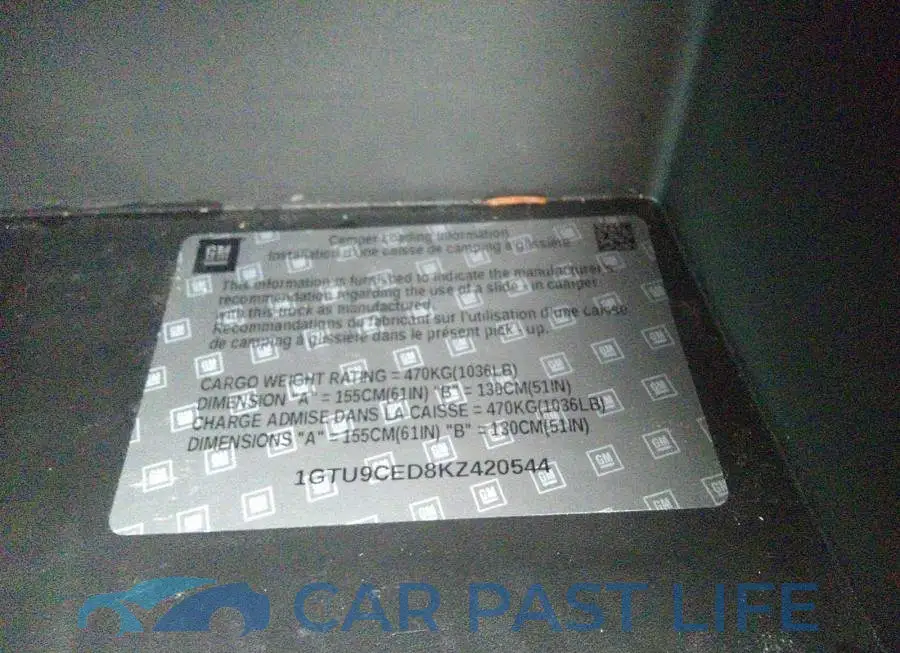 1GTU9CED8KZ420544# 9