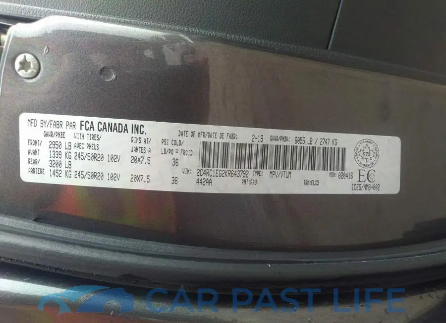 2C4RC1EG2KR643792# 9