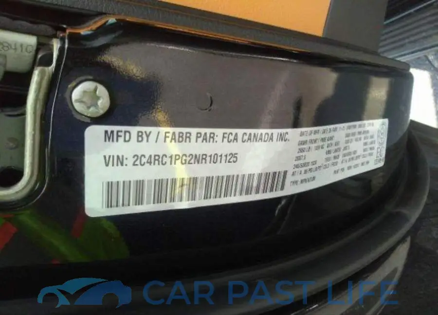 2C4RC1PG2NR101125# 10