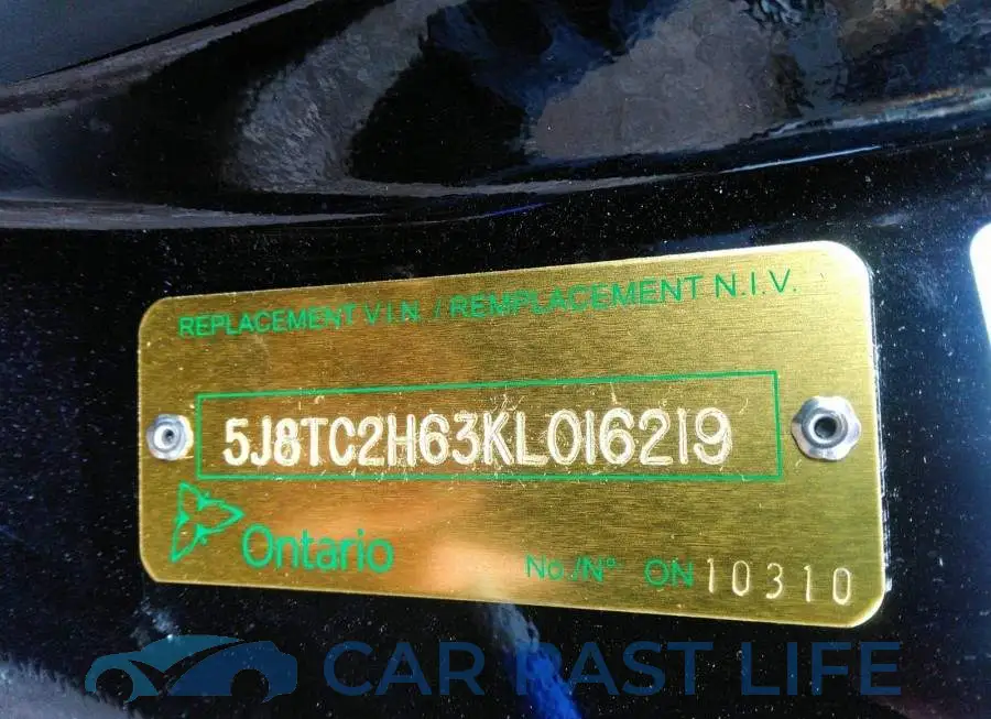 5J8TC2H63KL016219# 9